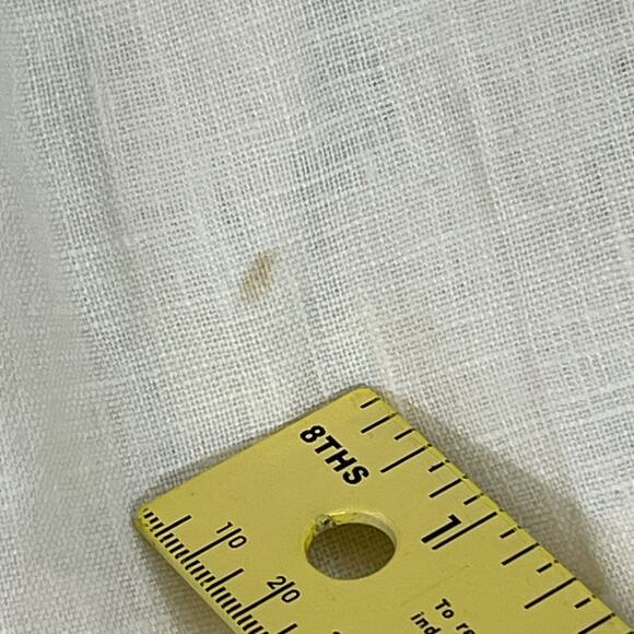 L'academie Shorts Womens Small (27x6) Beige 100% Linen Pleated - New - Picture 4 of 14